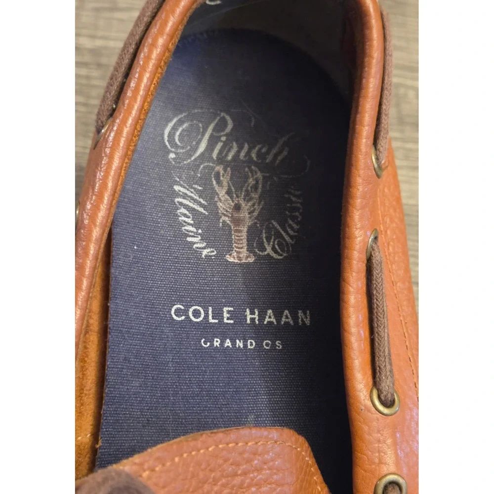 Cole Haan Leather Boat‎ Shoes Mens Size 11 Brown
